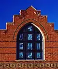 Stained glass window for the former Lavers and Barraud Building, Endell Street, 1981