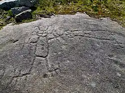 Horned-helmet figures