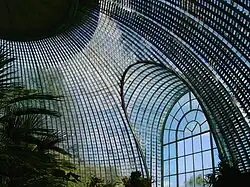 Interior of the greenhouse