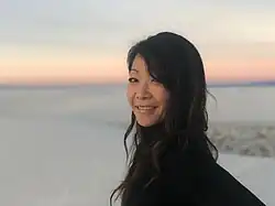 Lee Ann Kim at White Sands, New Mexico
