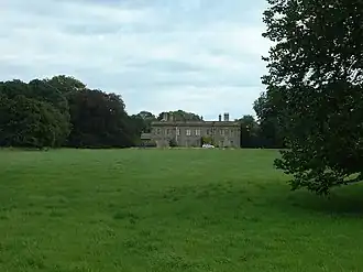 Leeswood Hall from a distance