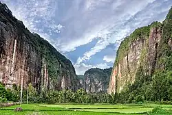 Image 3Harau canyon in Lima Puluh Kota Regency Is close to Payakumbuh, West Sumatra (from Tourism in Indonesia)