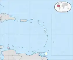 Location within the Caribbean