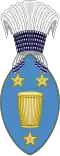 Lesser arms of pretenders to the Rwandan throne, designed in 2007