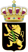 Coat of arms of the Belgian royal house (small)