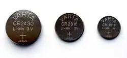 Coin cells from VARTA