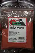 Packaged li hing powder found in Hawaii