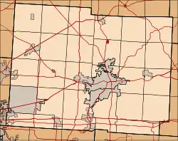 Location of St. Louisville in Licking County