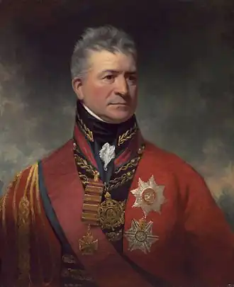 Painting of Thomas Picton