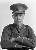 Lieutenant Vizard, an officer serving with 4th battalion in the First World War