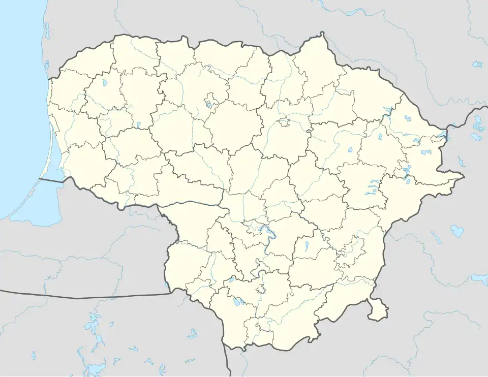 Šeštokai is located in Lithuania