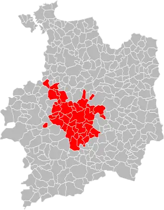 Location within the Ille-et-Vilaine department