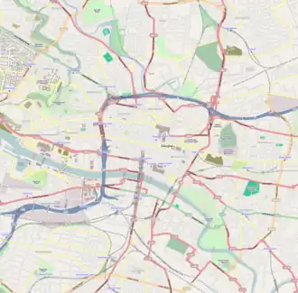 The Suffrage Oak is located in Central Glasgow