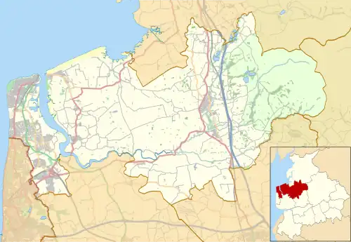 RNAS Inskip is located in the Borough of Wyre