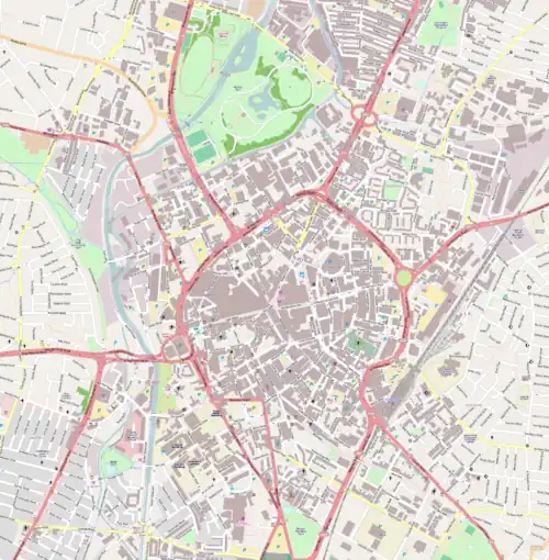 List of monastic houses in Leicestershire is located in Leicester Central
