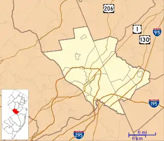 Princeton is located in Mercer County, New Jersey