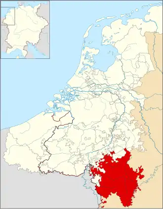 Luxembourg within the Low Countries, 1350