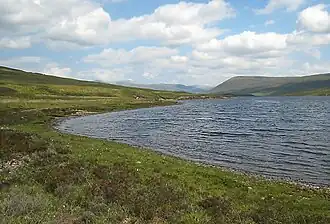 Heading north east along the shore of this loch.