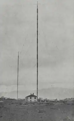 The telegraph station in 1918.