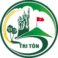 Official seal of Tri Tôn district