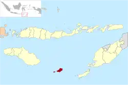 Location of Savu Island in East Nusa Tenggara Province