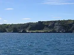 Long Quarry Point from the sea