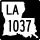 Louisiana Highway 1037 marker