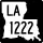 Louisiana Highway 1222 marker