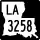 Louisiana Highway 3258 marker