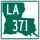 Louisiana Highway 371 marker