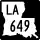 Louisiana Highway 649 marker