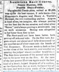 SPRING DAY 4 RESULTS Louisiana Race Course 1838