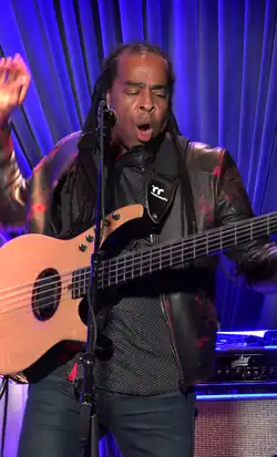 Wimbish performing in New York City, 2016