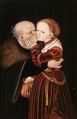 The Old Fool by Lucas Cranach
