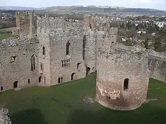 Ludlow Castle reveals its long history in the windows of its domestic quarters.