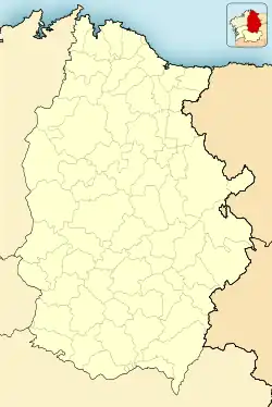 Bóveda is located in Province of Lugo