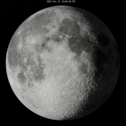 Over one lunar month more than half of the Moon's surface can be seen from the surface of the Earth.