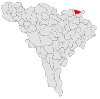 Location in Alba County