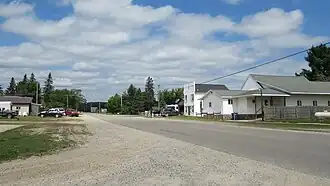 Looking north along Main Street