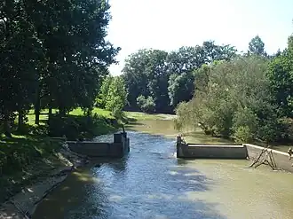 The Luy de Béarn near Sault-de-Navailles