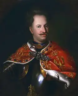 Portrait of Stanisław I Leszczyński by Ádám Mányoki, circa 1700's