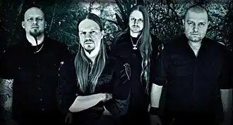 Left to right: Jonas Almqvist, Erik Grawsiö, Jakob Hallegren, Markus Andé