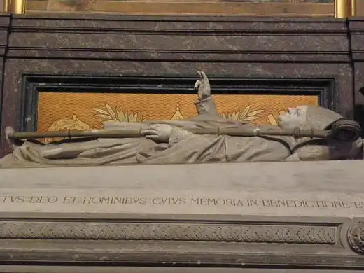 The tomb of Monseigneur Gonindard in Rennes.