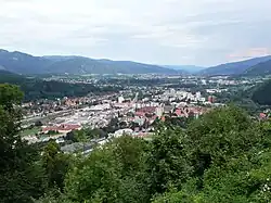 Overview of Kapfenberg in Styria