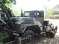 M-52 REO Truck, Tractor, 5 Ton, 6x6, Multi- Fuel, undergoing installation of Hydrovac Mechanism with New Repair Kit Assembly conducted by Mechanic Team at Motorpool, Camp Tito B Abat, Manaoag, Pangasinan on 09 May 2017