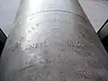 Factory marks on the barrel