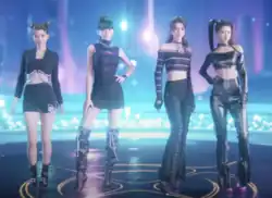 Mave: in the MV for their debut single "Pandora" From left to right: Marty, Zena, Siu, Tyra