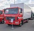 MAZ-4571 box truck