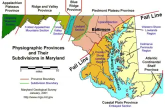 Image 19Physical regions of Maryland (from Maryland)