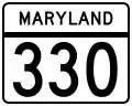Maryland Route 330 marker